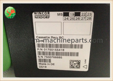 銀行 Wincor Nixdorf 自動支払機のための機械は wincor カセット 01750155418 黒を分けます