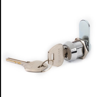 19mm 亜鉛合金ATMマシン カムロック 高い安全さ キャビネットピンキーロック シリンダー四半期ターンロッカーロック