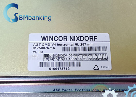 01750076716の自動支払機の部品のWincor Nixdorfの輸送AGT CMD-V4横のRL 287mm Chasis 1750076716